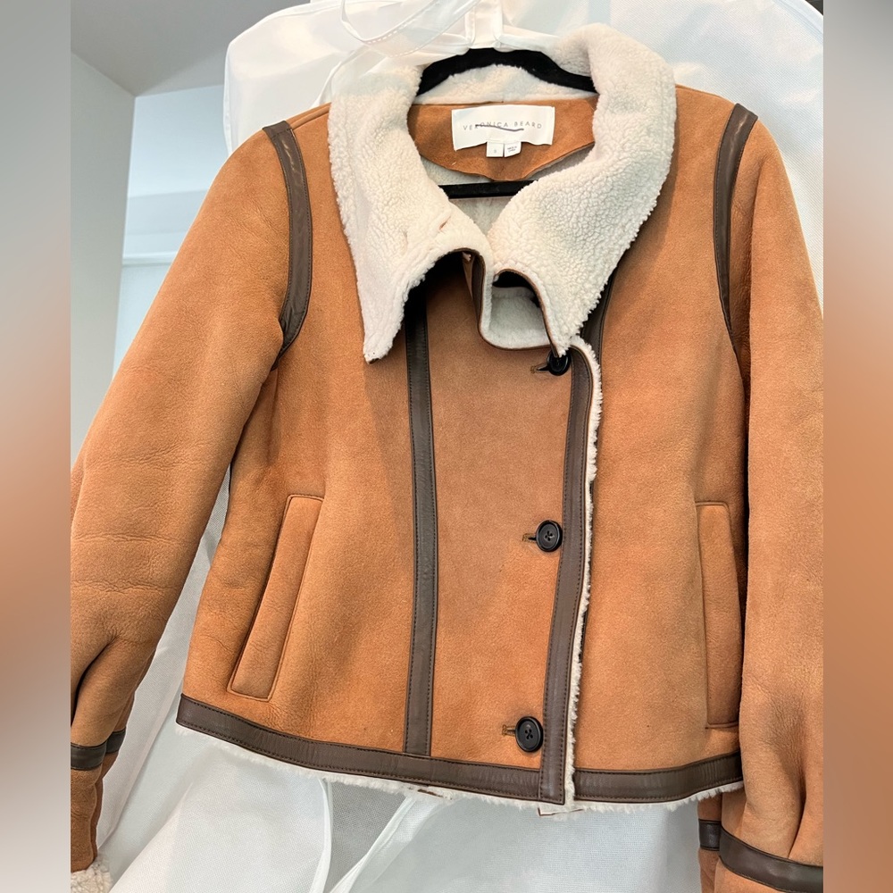 Veronica Beard - Suede Shearling Jacket - image 5